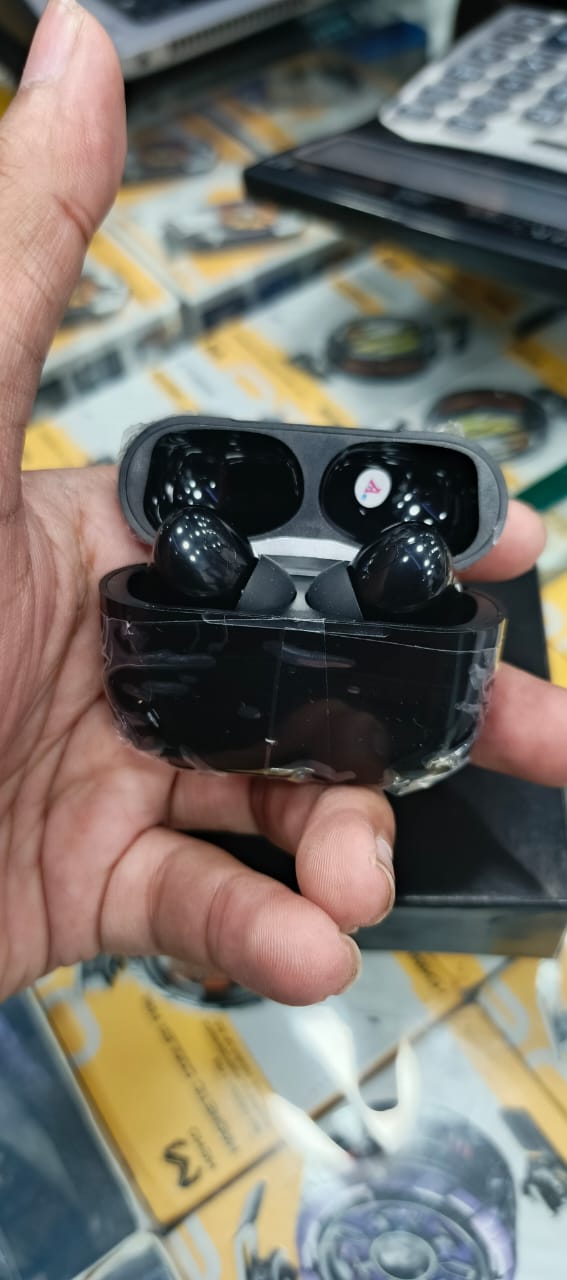 Black Pro 2 Wireless Earbuds – Bluetooth 5.1, Touch Control, Noise Cancelling, With Charging Case | Airpods
