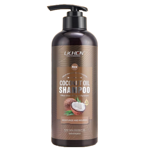 Lichen Hair Shampoo – Lichen Coconut Oil Shampoo, Sulfate Free, Paraben Free, Silicone Free, Color Safe, And Vegan Hair Shampoo – 500 Ml