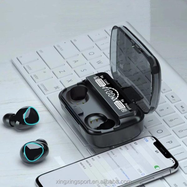 M10 Wireless Bluetooth Earbuds & Bluetooth Earphones Noise Cancellation Hifi Quality