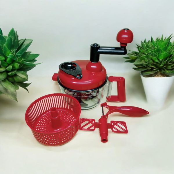 Manual Hand Multifunction Speedy Vegetable Quick Chopper | Quick Chopper Vegetable – Onion Chopper | Kachomer Salad Machine