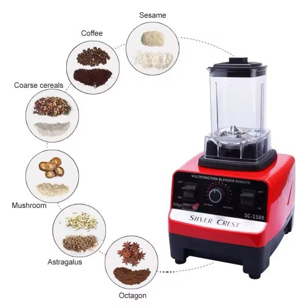 Silver Crest 2-in-1 Heavy Duty Blender
