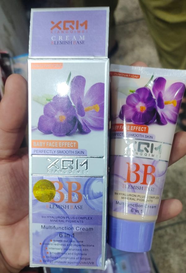 Xqm Bb Blemish Base Multi-function 6 In 1 Lavender Cream