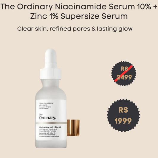 The Ordinary Niacinamide Serum 10% + Zinc 1% Supersize Serum | Best Quality Serum 30ml