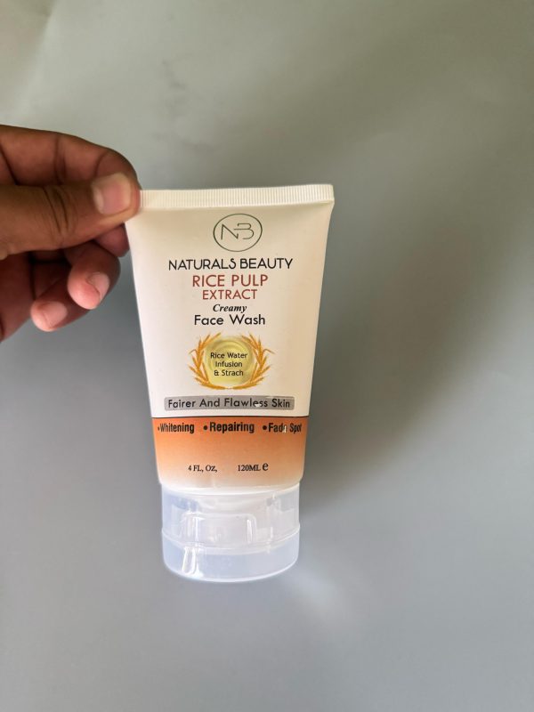 Exfoliating Natural Rice Water Face Wash