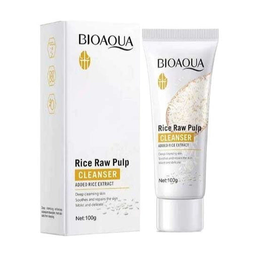Bioaqua Rice Raw Pulp Cleanser / Face Wash