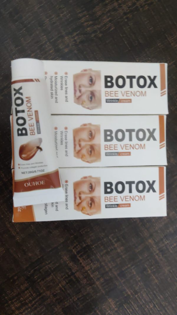 Botox Bee Venom Wrinkle Cream – Anti-aging & Moisturizing Formula | Smooth Fine Lines, Hydrate Skin, Boost Collagen (20g)