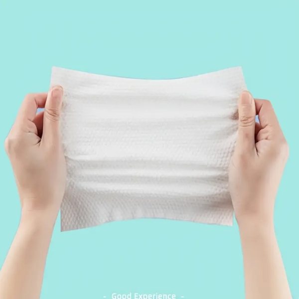 Disposable Face Towel – 70 Pcs Ultra Soft, Thickened Cotton Tissues | Lint-free, Multi-purpose Facial Dry Wipes For Skincare, Makeup Removal & Cleansing