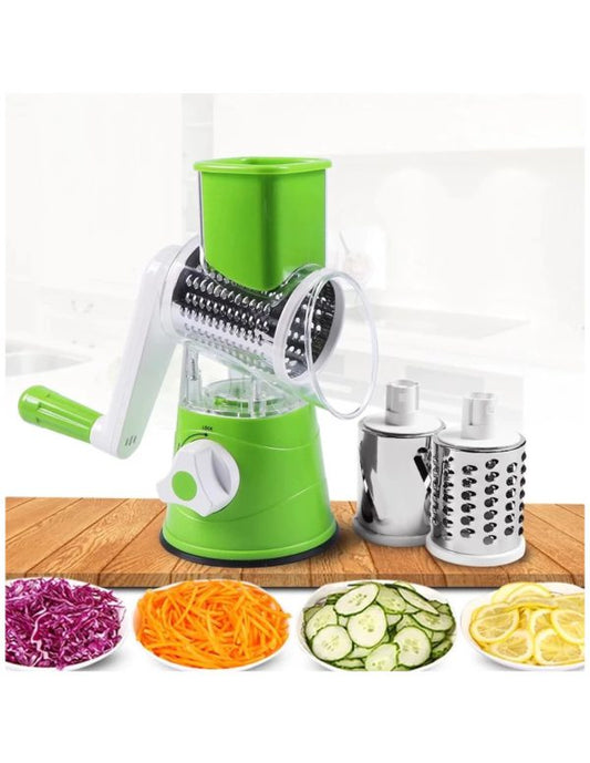 Drum Cutter Tabletop Drum Grater | Manual Vegetable Cutter Slicer & Grater | Multi-functional Kitchen Gadget