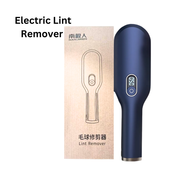 Electric Fabric Lint Shaver Fuzz Remover, Lcd Display