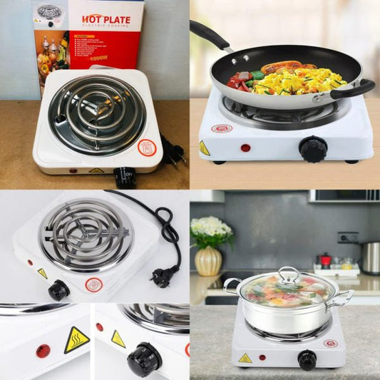 Electric Stove For Cooking – Hot Plate Heat Up In Just 2 Mins – Easy To Clean -metal Body