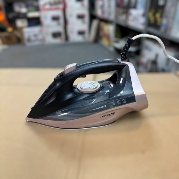 Hannover Steam Iron – 2200w German Lot | Ceramic Soleplate, Vertical & Burst Steam, Self-cleaning, Adjustable Temperature Control