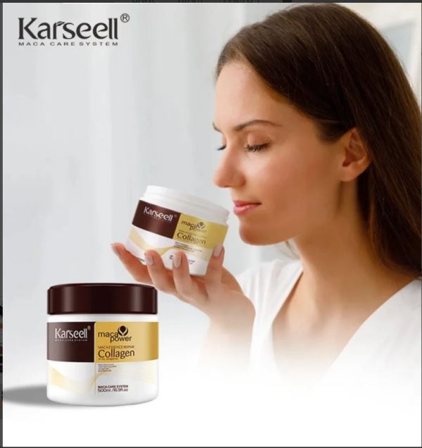 Karseell Collagen Maca Hair Treatment Deep Repair Conditioning Hair Mask