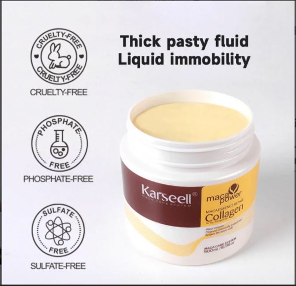 Karseell Collagen Maca Hair Treatment Deep Repair Conditioning Hair Mask