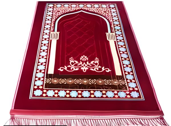 Luxury Velvet Embossed Prayer Mat
