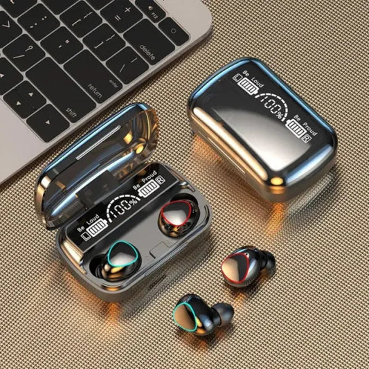 M10 Wireless Bluetooth Earbuds & Bluetooth Earphones Noise Cancellation Hifi Quality