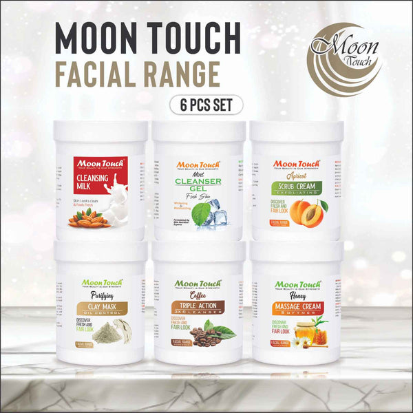 Moon Touch Facial Range 6pcs – Premium Quality Facial Kit