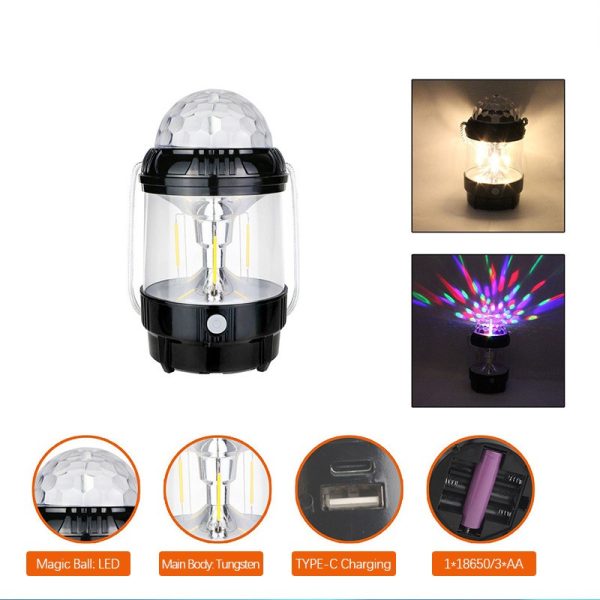 Outdoor Led Table Lamp Home Lighting Night Lights Atmosphere Stage Lights Portable Camping Lights