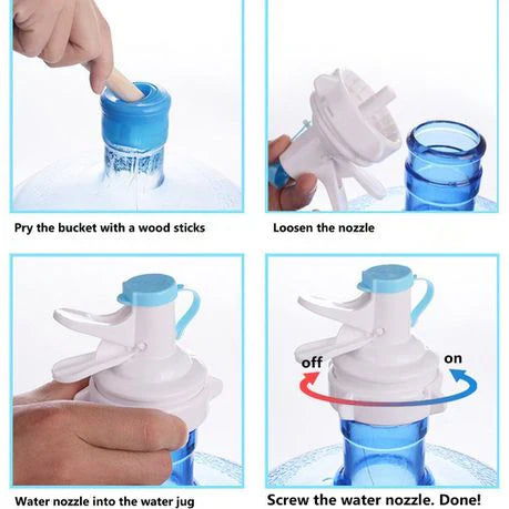 Portable Strong Water Dispenser Bottle Stand With Nozzle Tap (random Color)