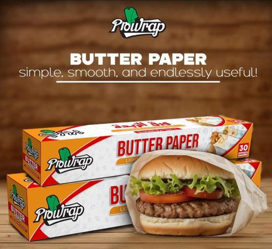 Prowrap Butter Paper – 9″ X 14″ Precut Sheets