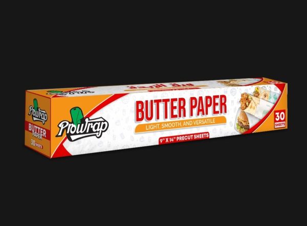Prowrap Butter Paper – 9″ X 14″ Precut Sheets