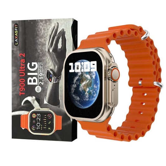 T900 Ultra 2 Series 9 2.19 Inch Screen Laxasfit Smart Watch (orange Color)